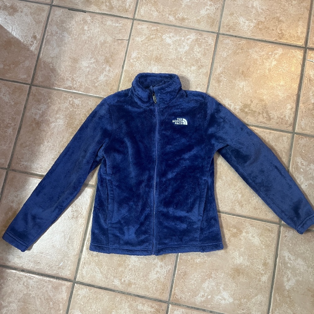 The North Face Girl's 12 Osolita Fleece Jacket Cave Blue